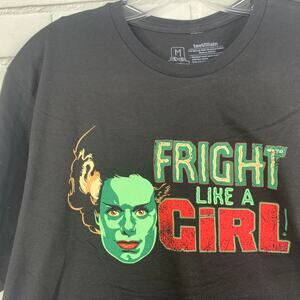 Tee Villain tshirt Bride of Frankenstein Halloween ringspun cotton medium unisex